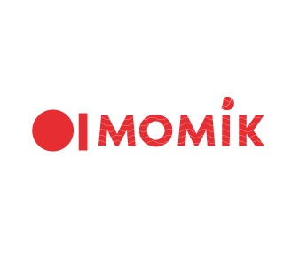 logo momik rojo